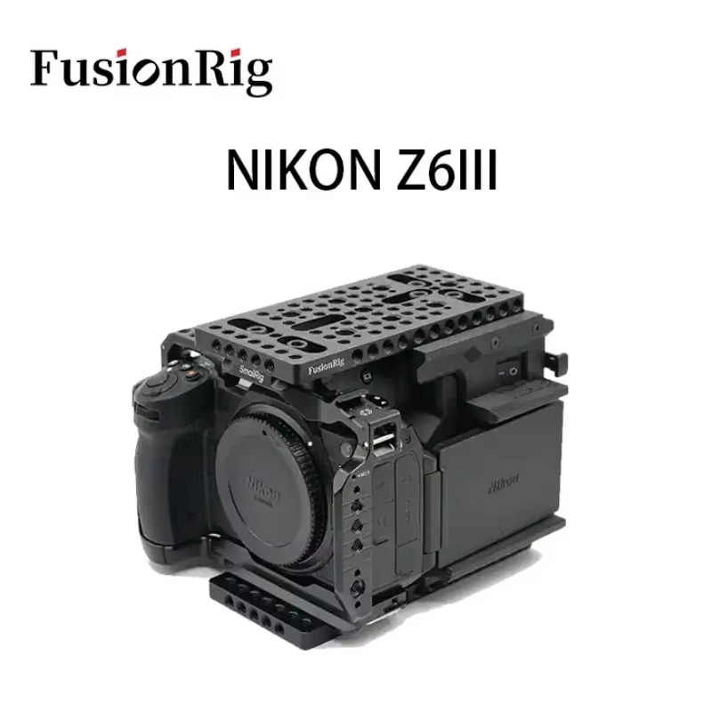 FusionRig กล้อง Cage Expansion โมดูล Cineback สําหรับ NIKON Z6III ใช้งานร่วมกับ SmallRig 4521 4519