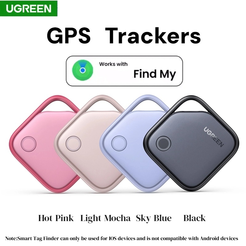 Ugreen GPS Tracker อุปกรณ์ติดตามขนาดเล็กสําหรับ Iphone Find My GPS ติดตามตัว Smart Finder Tag ติดตาม