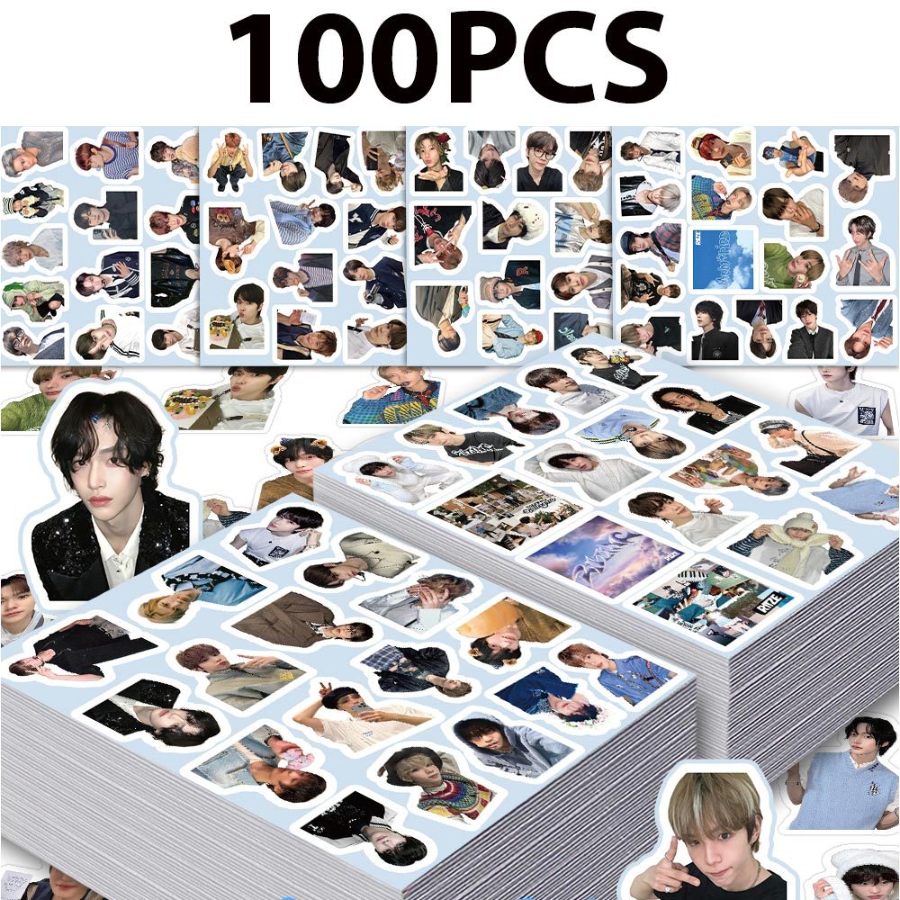 100 ชิ้นเกาหลี K-pop Idol Boy Group Riize สติกเกอร์โทรศัพท์กระเป๋ากันน้ําสติกเกอร์พัดลมของขวัญ ราคา ถูกที่สุด ดีลบีเคเค แกลเลอรีภาพที่ 5