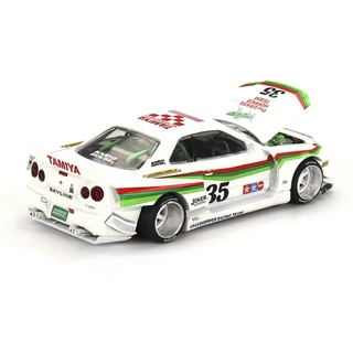 Mini GT x Kaido House KHMG167 1/64 Nissan Skyline GT-R R34 TAMIYA x KAIDO HOUSE The GRASSHOPPER V1 Diecast Scale รถโมเดล