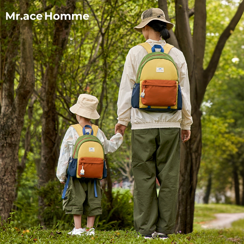 Mr.ace Homme กระเป๋าเป้สะพายหลังและกระเป๋าเดินทางจับคู่สำหรับครอบครัว ใช้งานได้ในกิจกรรมกลางแจ้งและทริปครอบครัว 3004