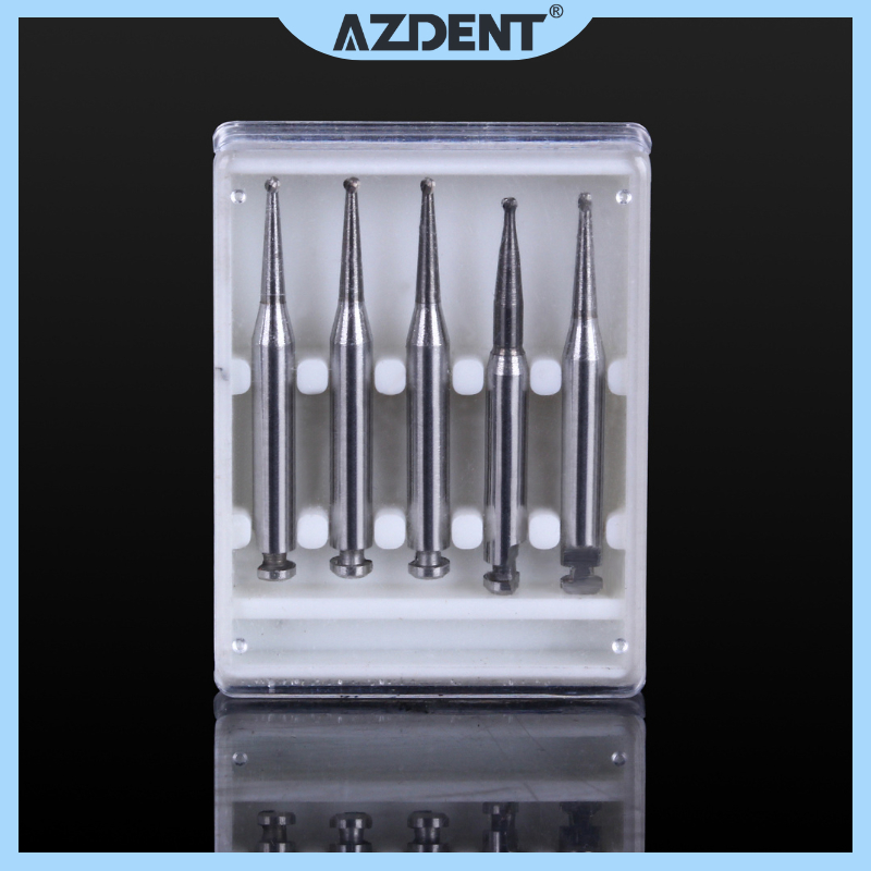 AZDENT Lab คาร์ไบด์ Burs หัวกลมความเร็วช้า RA