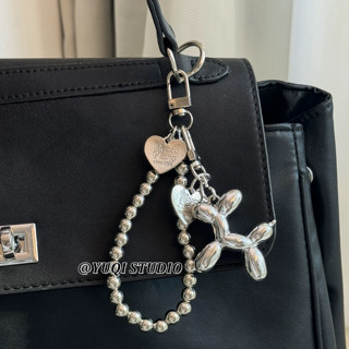 เงิน โทรศัพท์มือถือโซ่เชือกใหม่รักลูกโลหะโทรศัพท์โซ่โทรศัพท์…