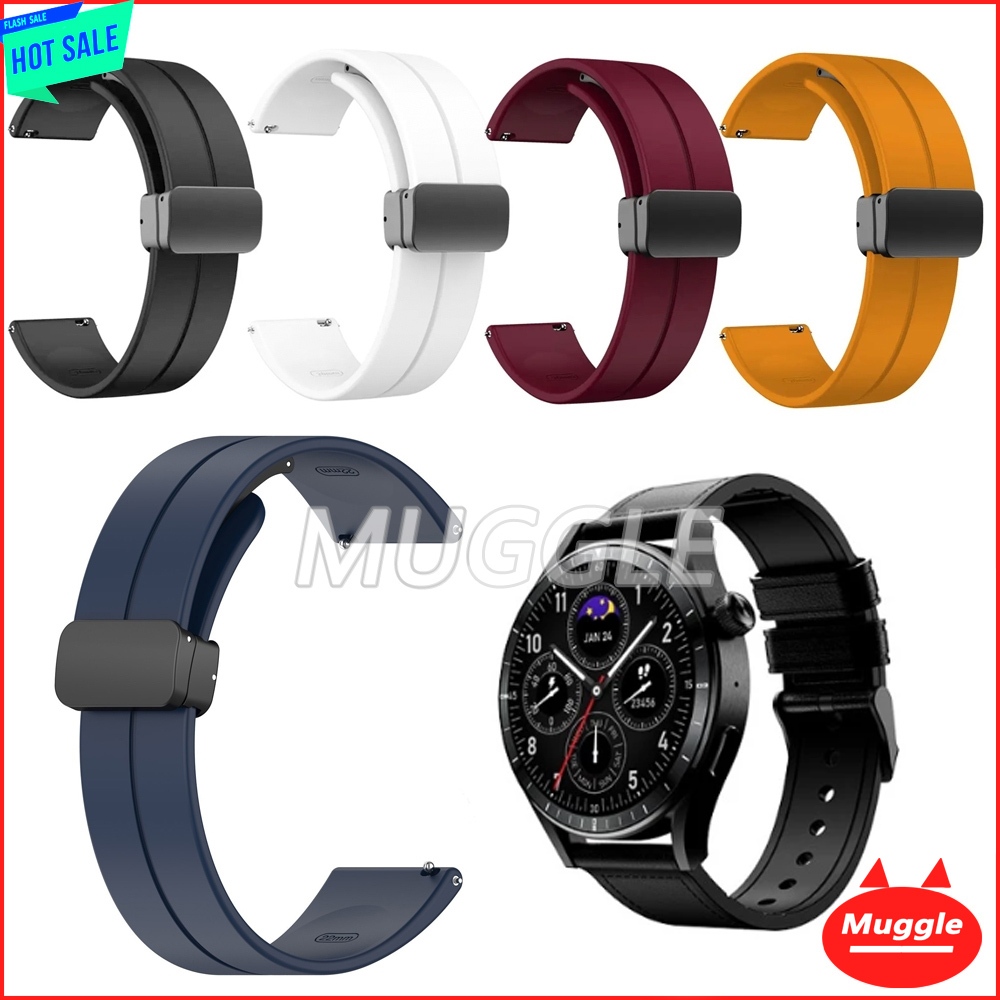 สาย Infinix XWatch N4 Pro Infinix XWatch H4 หัวเข็มขัดแม่เหล็กสายนาฬิกาซิลิโคน สาย Infinix N4 Pro H4