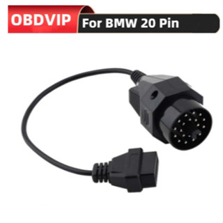 อะแดปเตอร์สายเคเบิลเชื่อมต่อสายOBD BMBMW E36 E46 OBD 20 Pin …