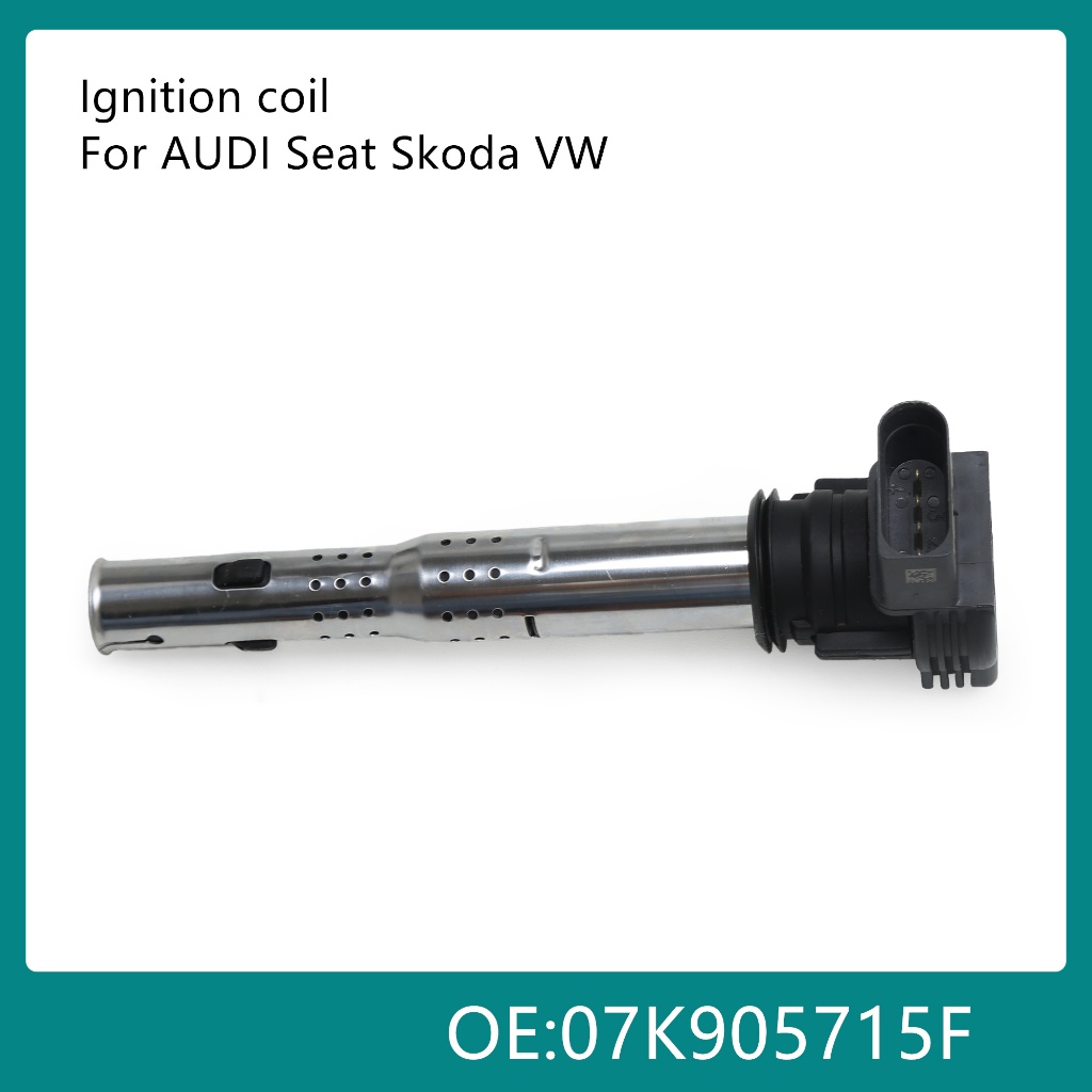 เครื่องมือจุดระเบิดรถยนต์ Coil Pack 07K 905 715 F สําหรับ Passat Jetta Golf A3 A4 A5 A6 Q3 Q5 022160