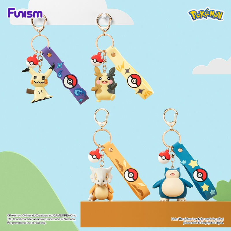 FUNISM Pokemon Adventure Carry Vol.3 พวงกุญแจอุปกรณ์เสริมแฟชั่นเสื้อผ้าอุปกรณ์เสริม Charms จี้เครื่องประดับของที่ระลึกของสะสม