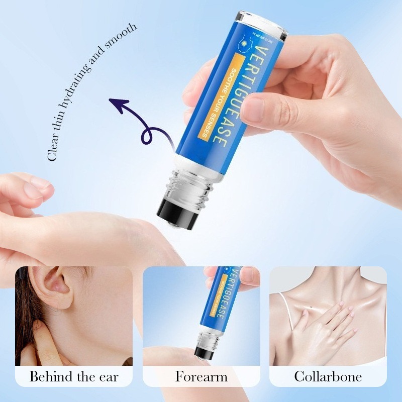 Nausea Ease Roll-On (10ml) - ความช่วยเหลืออย่างรวดเร็วสําหรับคุณสมบัติจากการเคลื่อนไหว, ไมเกรน, Chem