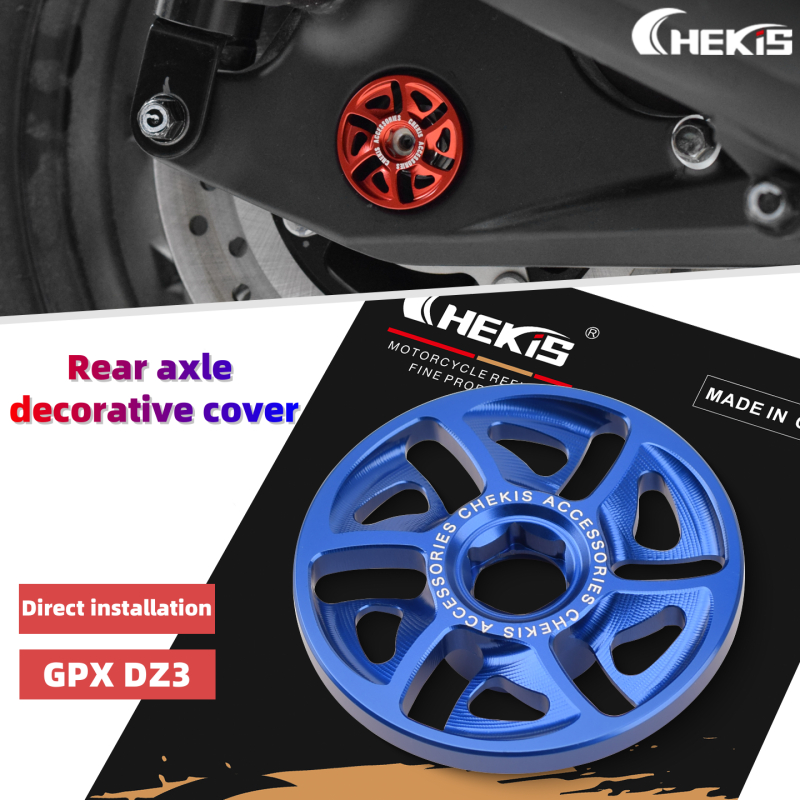 Chekis สําหรับ GPX DZ3 DZ300 ดัดแปลงฝาครอบป้องกันเพลาด้านหลังสวิงอาร์มฝาครอบอลูมิเนียมอุปกรณ์ตกแต่ง 