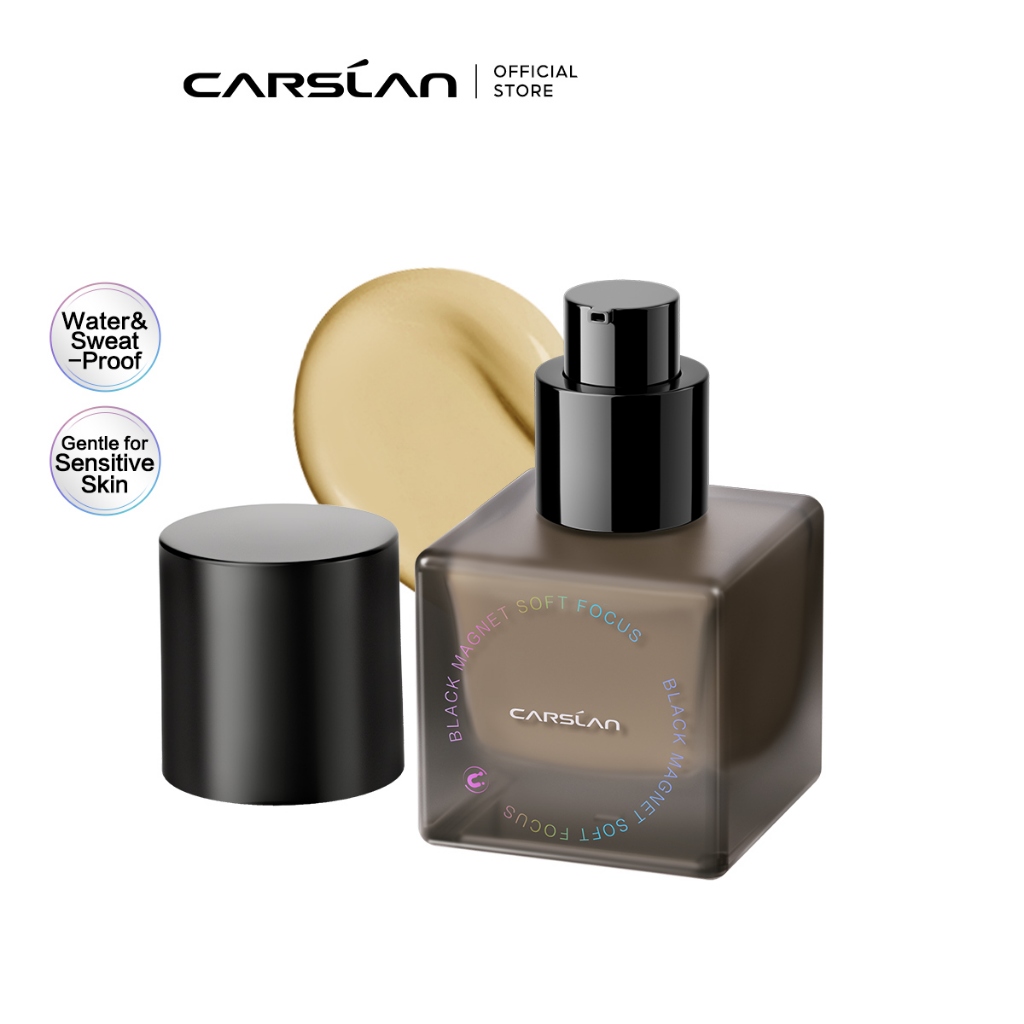 CARSLAN BLACK MAGNET SOFT FOCOUS FOUNDATION 7.5ML