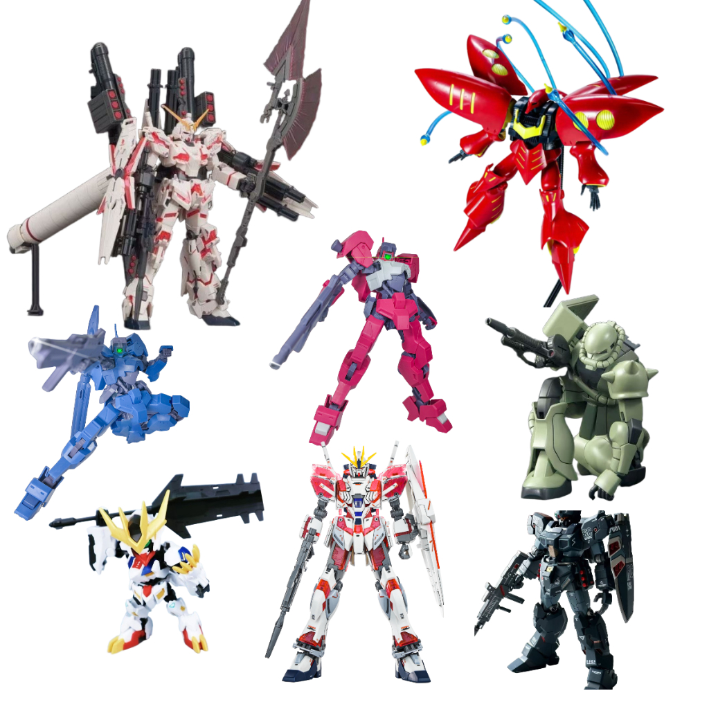 Mecha Model Assembly HG1/144 ของเล่นเด็กเหมาะสําหรับของขวัญวันเกิดเด็ก Jesta Kabini Wind Spirit Warrior Unicorn
