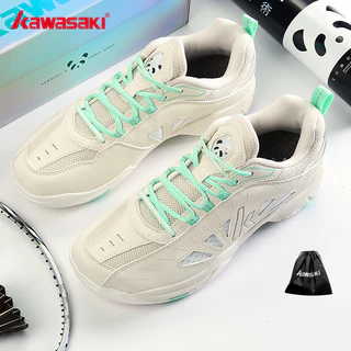 KAWASAKI คาวาซากิ Pickleball รองเท้ารองเท้าแบดมินตัน Panda B3327&B3326 ผู้หญิงและผู้ชาย Professional Training Anti slip ทนทาน Shock Absorbing Retro กีฬารองเท้า