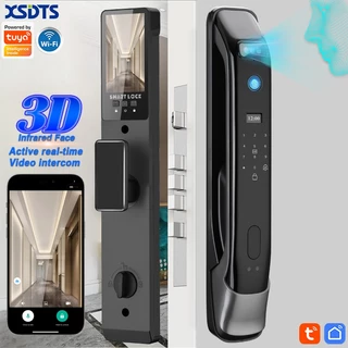 Xsdts กล้องรักษาความปลอดภัยอัจฉริยะ WIFI หน้าจอ 3D แบบใส่รหัสผ่าน ปลดล็อกด้วยกุญแจอิเล็กทรอนิกส์
