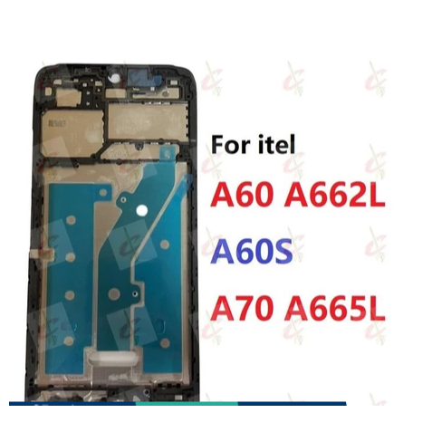 กรอบด้านหน้า LCD สําหรับ itel A60S A60 A70 แผ่นกรอบกลาง A662L A665L A662LM