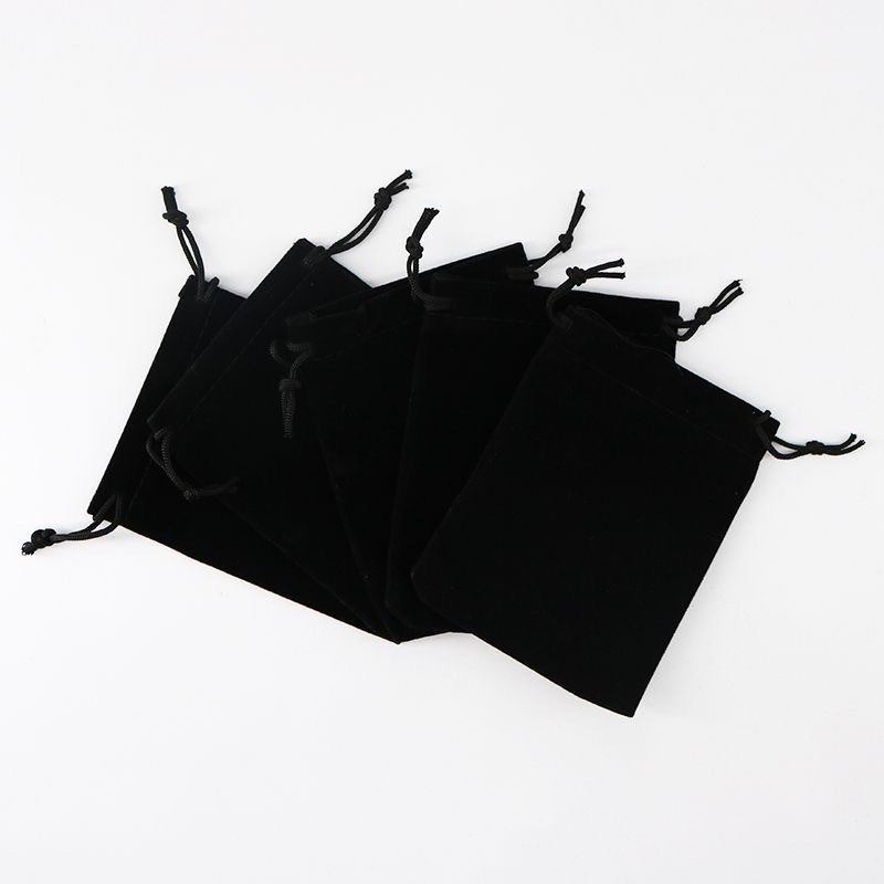 Drawstring Velvet Bag Jewellery Bag Jewelry Lucky Storage Beam Mouth Small Cloth Packaging Pouch Pendulum Bag Gift - รูปที่ 5