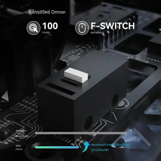 ATTACK SHARK X MAMBASNAKE M5 Ultra Carbon Fiber เมาส์สําหรับเล่นเกมไร้สาย 8Khz พร้อม PAW3950MAX