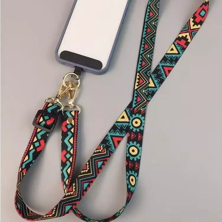 สายคล้องโทรศัพท์มือถือ/ลายดอกกุหลาบ/เหมาะสำหรับเคสสมาร์ทโฟนทุกรุ่น/คลิปหนีบ/ตะขอเกี่ยวแบบหัวเข็มขัด thumbnail 3