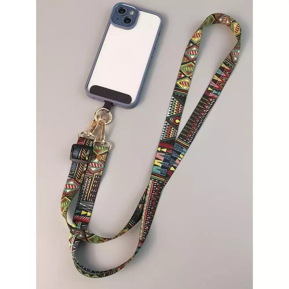 สายคล้องโทรศัพท์มือถือ/ลายดอกกุหลาบ/เหมาะสำหรับเคสสมาร์ทโฟนทุกรุ่น/คลิปหนีบ/ตะขอเกี่ยวแบบหัวเข็มขัด thumbnail 4