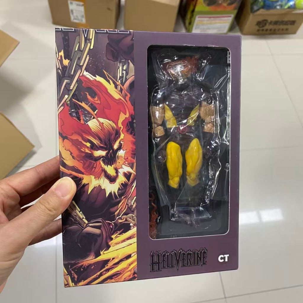 ของเล่น CT ขนาด 15 ซม. Wolverine Hellverine Limited Edition PVC Action Figure