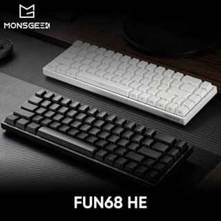 Akko X MonsGeek FUN68 HE คีย์บอร์ดแม่เหล็ก 65% Rapid Trigger…