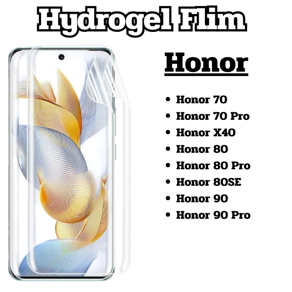 [ ฟิล์มหลัง ] ฟิล์มไฮโดรเจลสําหรับ Honor 70 / 70 Pro / X40 / Honor 80 / 80 Pro / Honor 80SE / Honor 