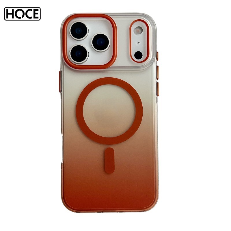 HOCE Gradient สีแม่เหล็ก Hard TPU เคสโทรศัพท์สําหรับ IPhone 17 16 15 14 Pro Max Matte Clear Cover Cases
