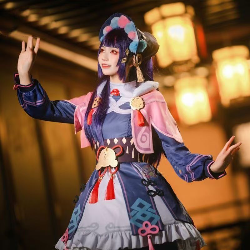 Genshin Impact Yunjin Cosplay Costume เครื่องแต่งกายคอสเพลย์ ชุดยูนจิน เครื่องแต่งกายคอสเพลย์ ผู้หญิ