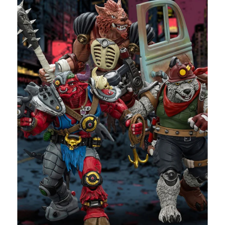 TMNT - Wave 6 - TMNT Action Figure By JOYTOY SET เลือกหนึ่งในหรือครบชุด