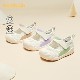 Balabala รองเท้าเด็กรองเท้าวอล์คเกอร์เด็กรองเท้าแตะรองเท้าทารก 2025 ฤดูร้อนใหม่ Anti Slip Breathable ตาข่าย Soft Sole น้ําหนักเบาสบายกลางแจ้ง Play รองเท้าชายหาด