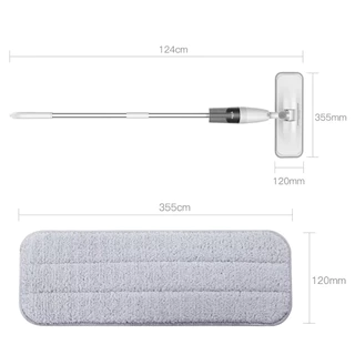 ผ้าถูพื้น ผ้าม็อบสำหรับไม้ถูพื้น Deerma TB500 Spray Mop ผ้าสำรอง ผ้าไมโครไฟเบอร์