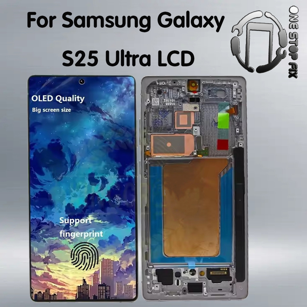จอแสดงผล OLED สําหรับ Samsung S25 Ultra LCD S938B S938B/DS S938U S938W แผงสัมผัสหน้าจอ Digitizer Ass