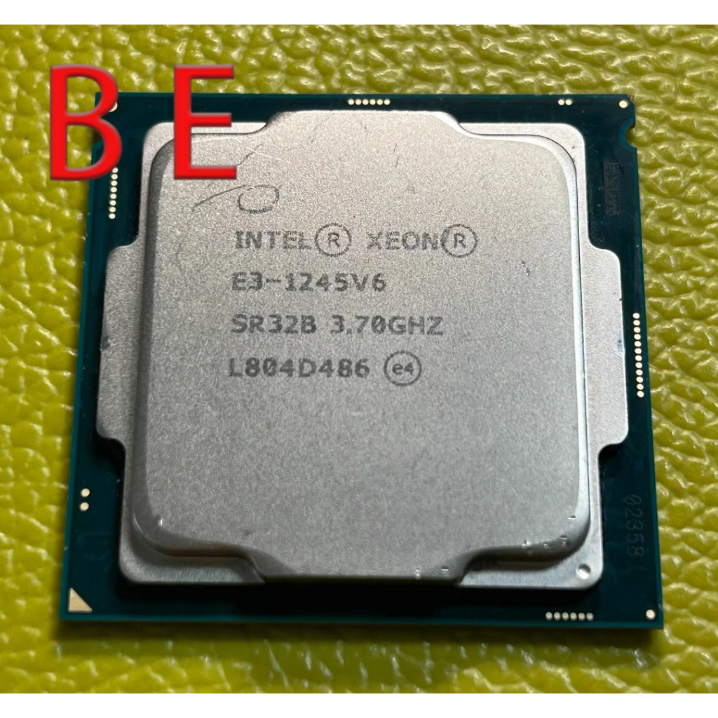 Xeon E3-1245 v6 LGA1151 โปรเซสเซอร์ CPU Quad-Core 3.70Ghz 73W คอมพิวเตอร์เดสก์ท็อป