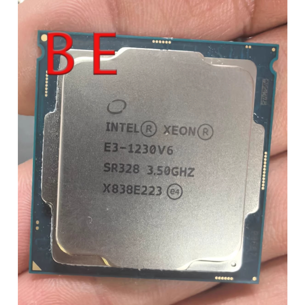 Xeon E3-1230 V6 LGA1151 โปรเซสเซอร์ CPU SR328 Quad Cores 3.50 GHz คอมพิวเตอร์เดสก์ท็อป