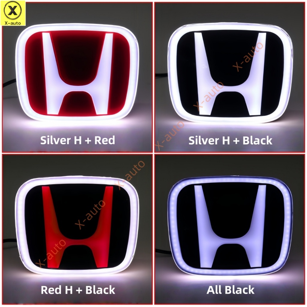 Honda Dynamic Animated LED Emblem Logo Badge Light Decal Sticker - เหมาะกับกระจังหน้าหรือด้านหลัง - 