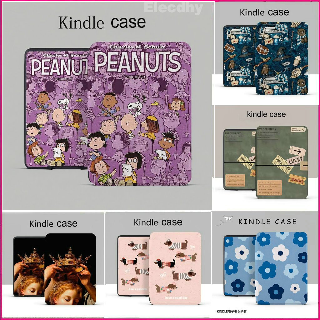 Snoopy Kindle Case 2024 RS23CV kpw6 SA569P basic 2022 C2V2L3 J9G29R Paperwhite 5 (11th) /4 (10th) / 