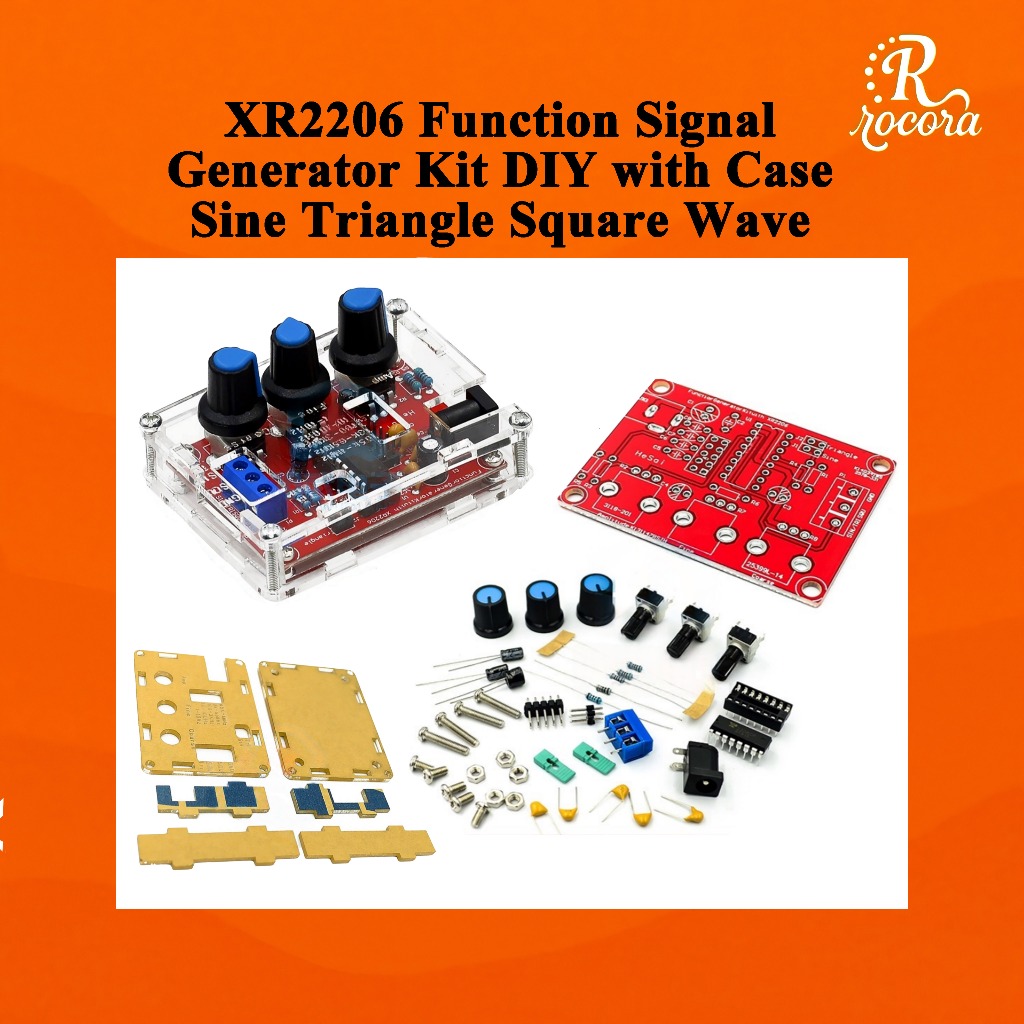 ชุดคิทกำเนิดสัญญาณ XR2206 ฟังก์ชันเจนเนอเรเตอร์ พร้อมกล่อง