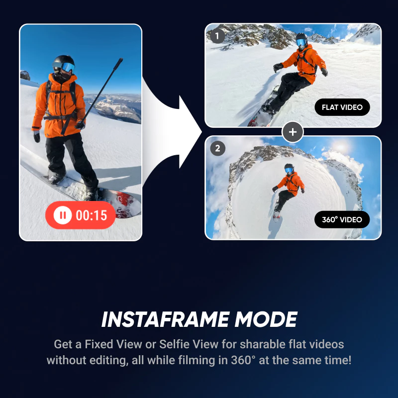 Insta360 X5 8K 360 Action Cam thumbnail 6