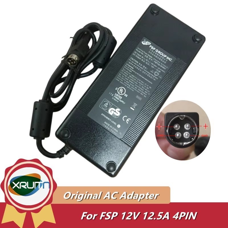 Original FSP Synology Power Adapter 12V 12.5A (4PIN) FSP150-AHAN1-VR DS918+TS-412 TS-410 DPS-150NB-1B AHAN2 AHAN1 VR AH