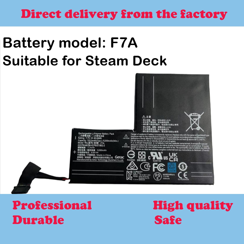 [คลังสินค้าพร้อม] เหมาะสําหรับ Steam Deck Game Handheld Battery F7A Battery 7.7V 40WH