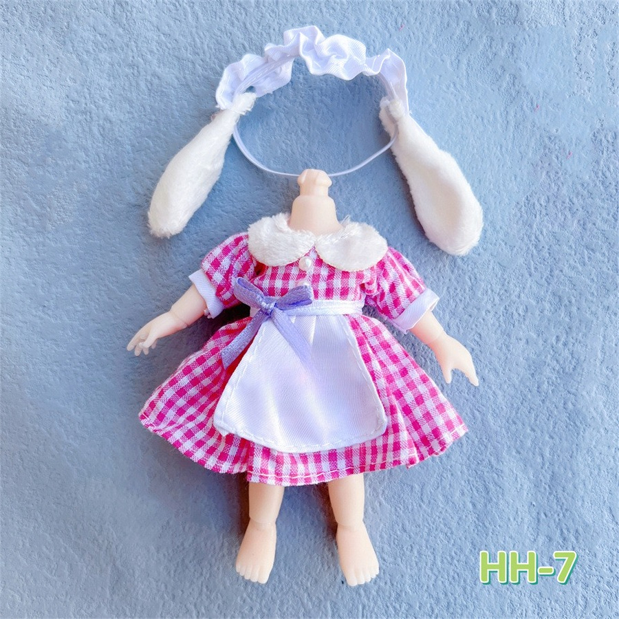 ชุดเสื้อผ้าตุ๊กตา DIY ขนาด 16-17 ซม. - รูปที่ 7