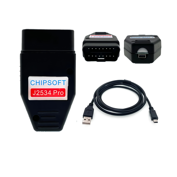 Chipsoft J2534 Pro VCI สายวินิจฉัยรถยนต์สายวินิจฉัย K-line KLine J2534 OBD 2 OBD2 เครื่องมือวินิจฉัย