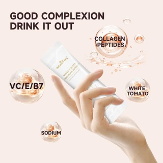 Nature's Key White Tomato Collagen Powder 1250mg คอลลาเจนมะเขือเทศขาว อาหารเสริมดูแลผิว ผสานคอลลาเจนและสารต้านอนุมูลอิสระ ช่วยบำรุงผิวจากภายใน ผิวดูกระจ่างใส รสสตรอเบอร์รี่ ทานง่าย