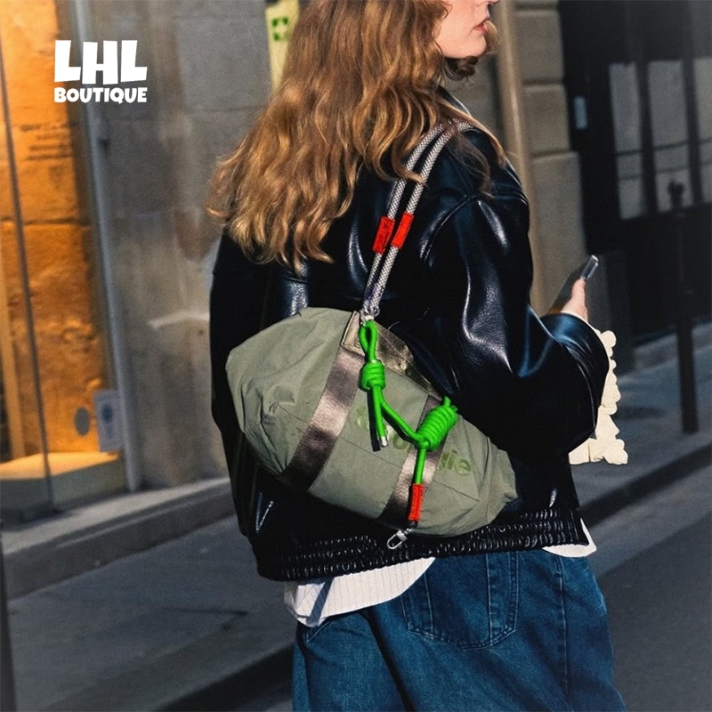 LHL BOUTIQUE กระเป๋าสะพายข้าง ไนลอน แฟชั่น กระเป๋ากีฬา อเนกประสงค์