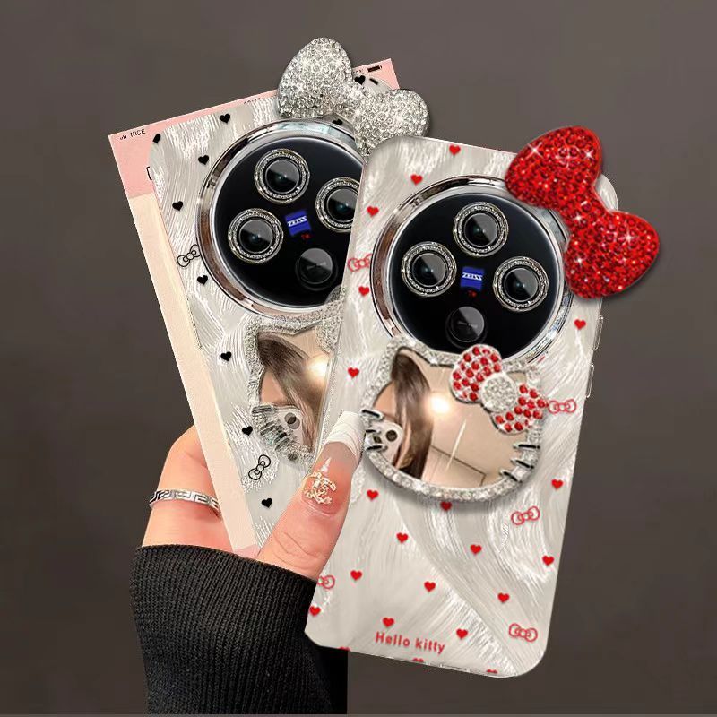 สําหรับ Honor X9C X7C X6C 600 90 200 400 70 Lite 500 สมาร์ท Magic 8 7 6 Pro X7d X7B X8B X9B X6B X9A X9D Kitty Bowknot เคสโทรศัพท์สวย