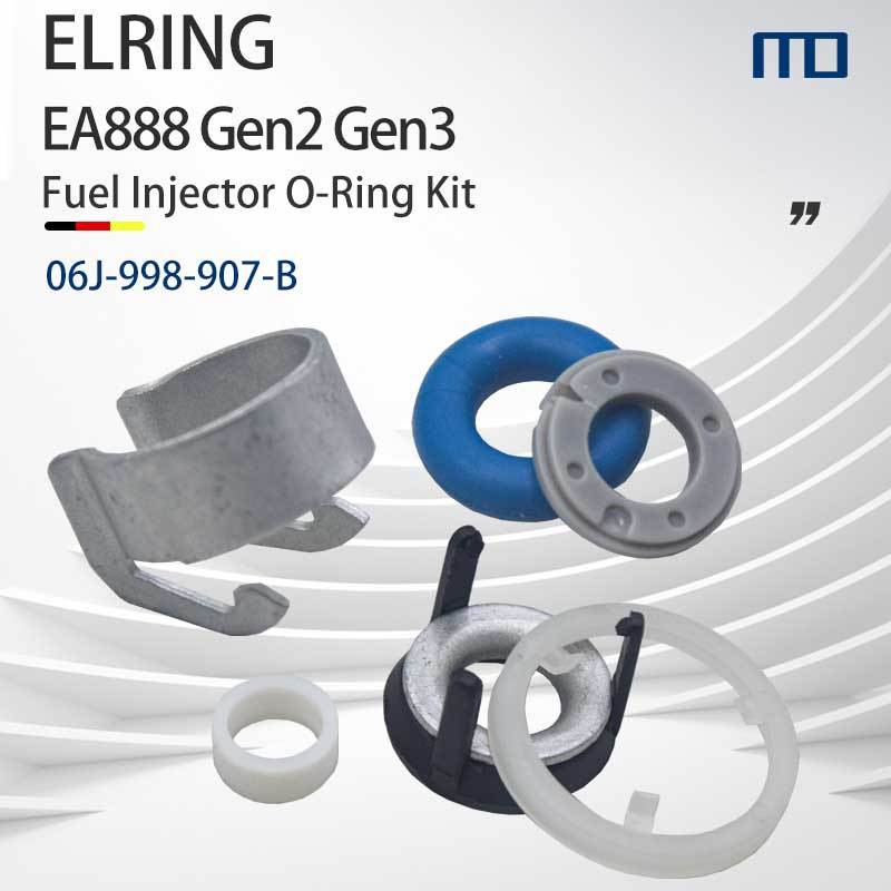 VolkswagenFeel หัวฉีด O-Ring Kit Passat Tiguan Golf MK6 Audi A4 A5 A6 Q5 EA888 หัวฉีดน้ํามันเชื้อเพล