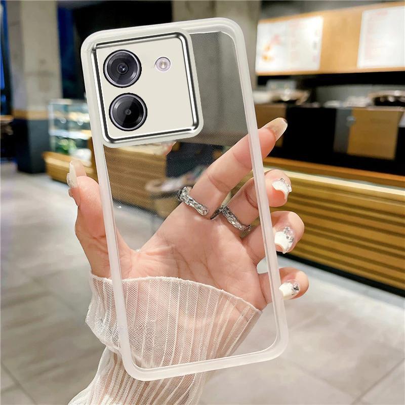 โปร่งแสงกล้องฟิล์มสําหรับ Poco M7 Pro 5G ป้องกันเลนส์ Soft TPU Cover POCO M7 Pro Poco M7Pro 5G