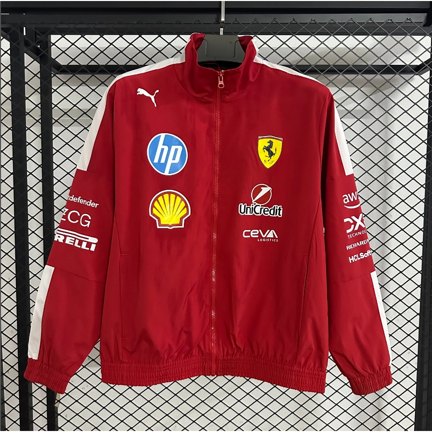2025-26 Ferrari F1 Team Jacket Mens Racing Suit Coat S-3XL 1:1
