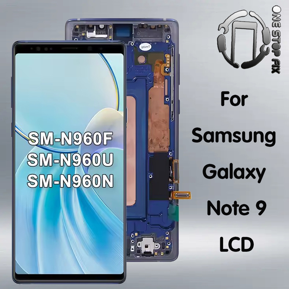 TFT สําหรับ Samsung Galaxy Note9 N960F N960F/DS N960U จอแสดงผล LCD ดิจิตอล