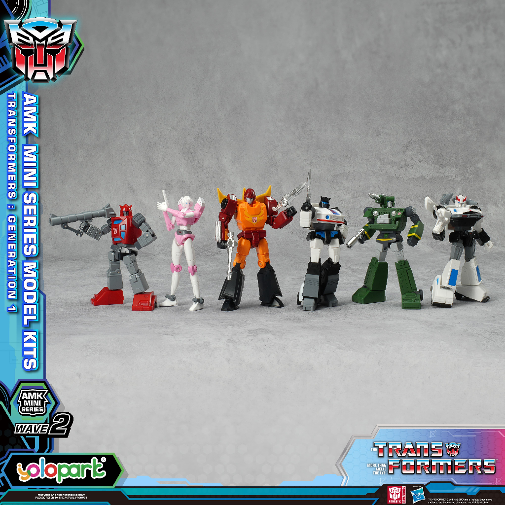 TRANSFORMERS GENERATION ONE: ชุดโมเดล AMK MINI Series (WAVE 2)