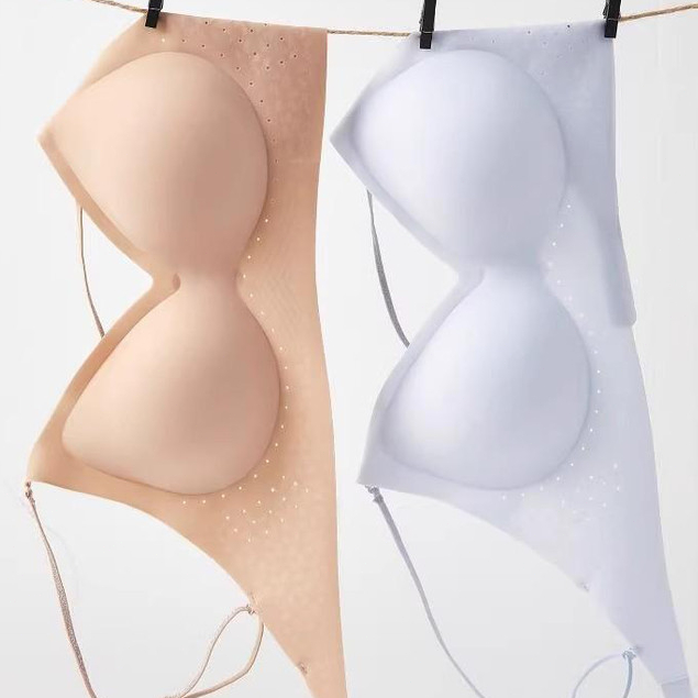 ชุดชั้นในไม่มีรอยต่อระบายอากาศเต้านมขนาดเล็ก Push-Up บางสายคล้องไหล่ Bra ราคา ถูกที่สุด ดีลบีเคเค รูปภาพหลัก